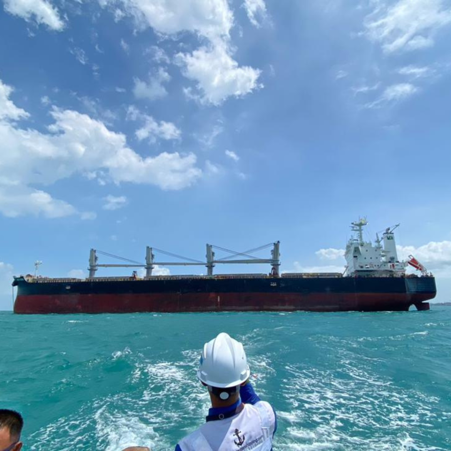 THE VESSEL ARRIVED