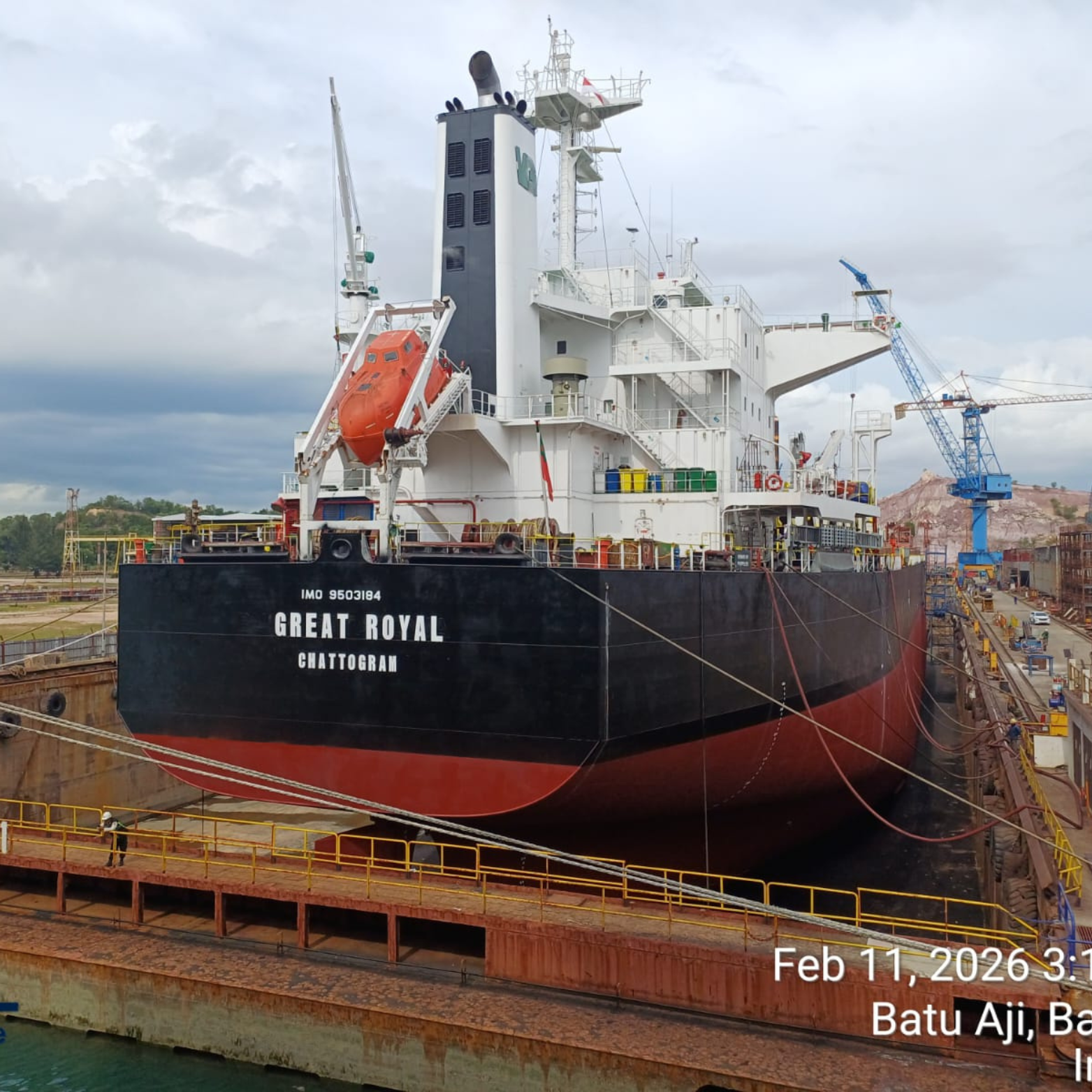 VESSEL UNDOCKING PREPARATION